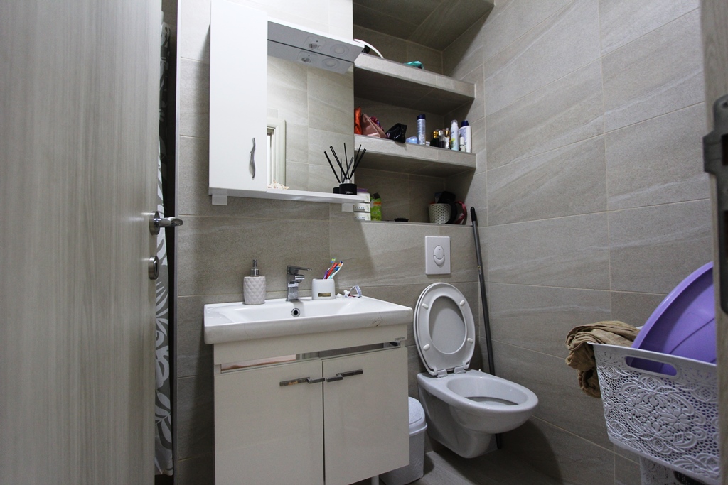 Apartment with a sea and city view in Budva