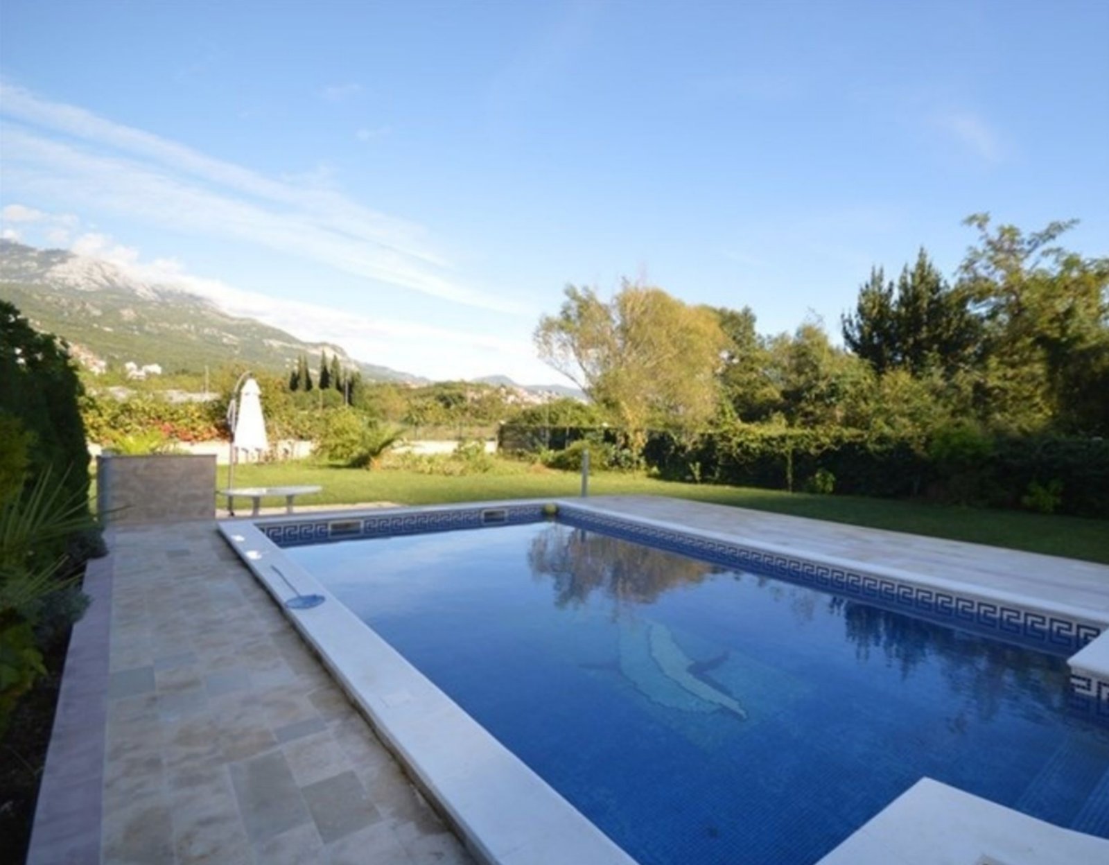 Large house in Sutorina with a swimming pool and a spacious yard