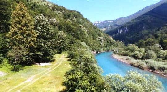 Plot on the bank of the river Tara