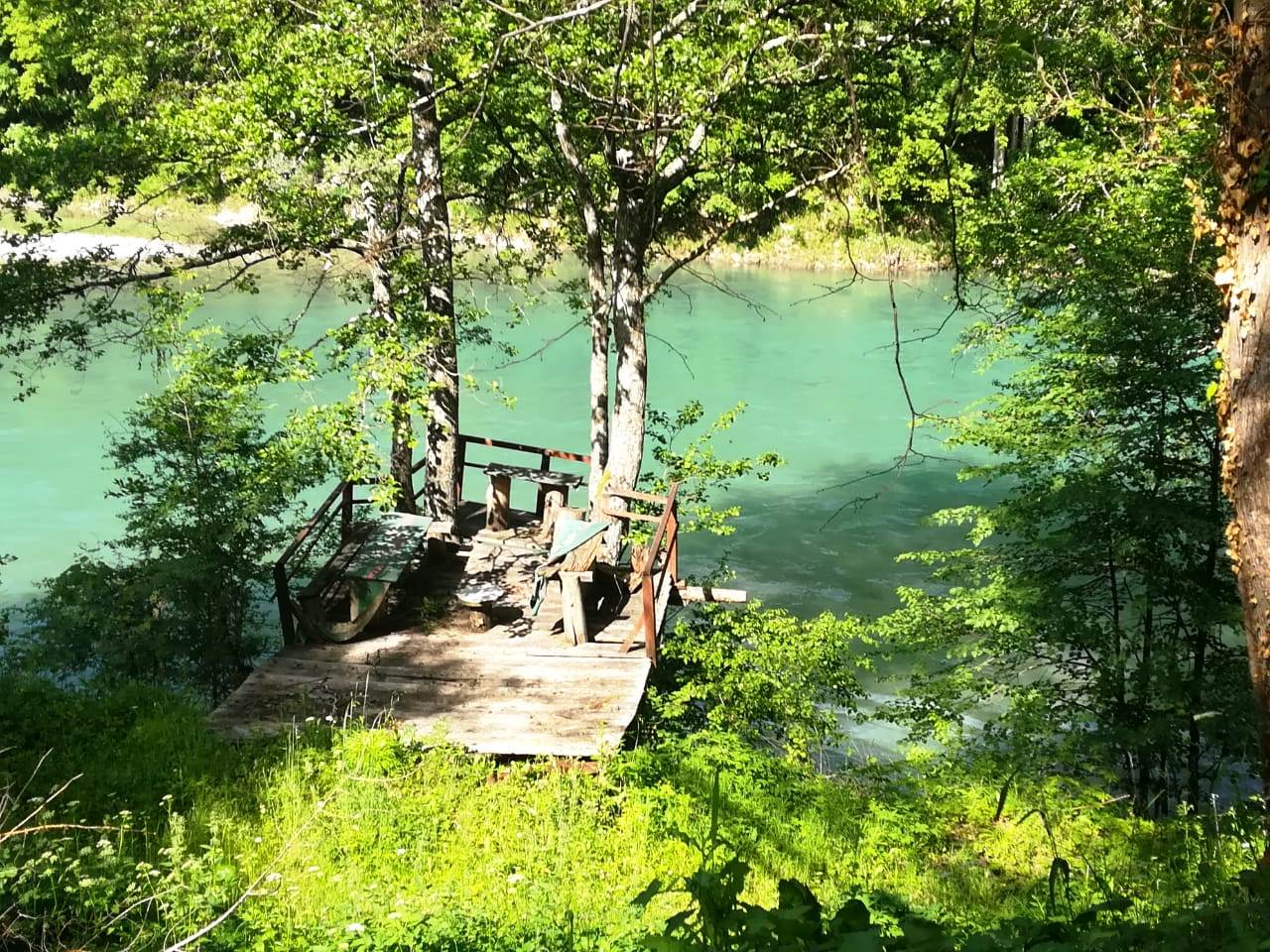 Plot on the bank of the river Tara