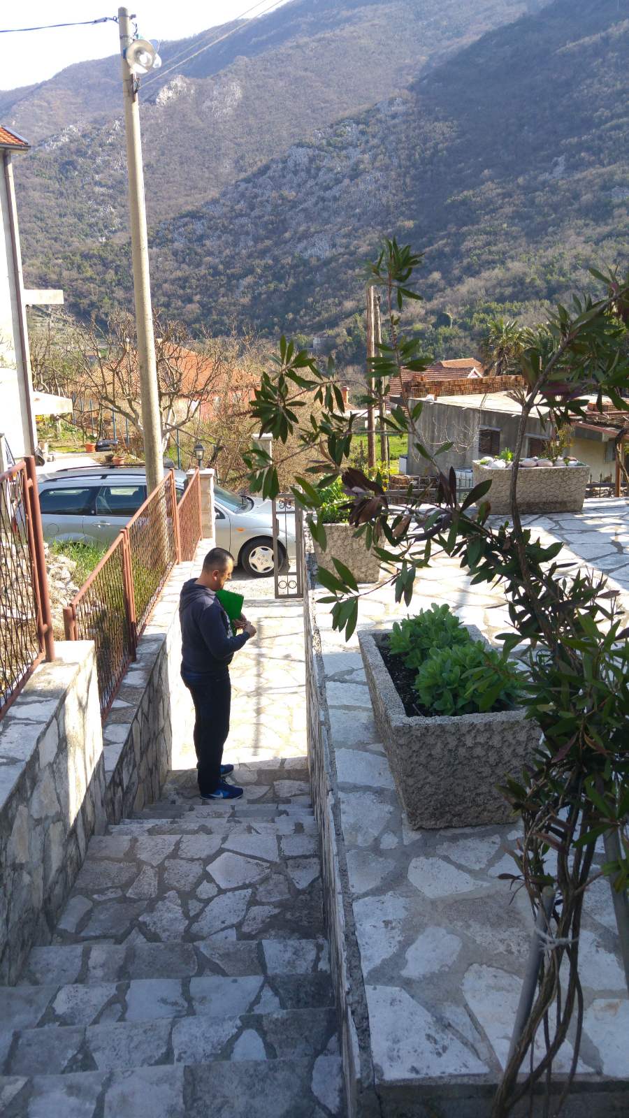 Three-story house in Morinje with a large yard