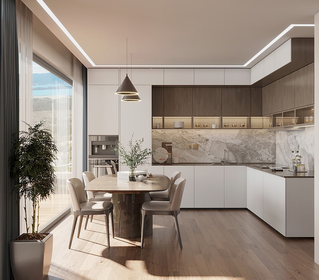 Exclusive villas with sea view