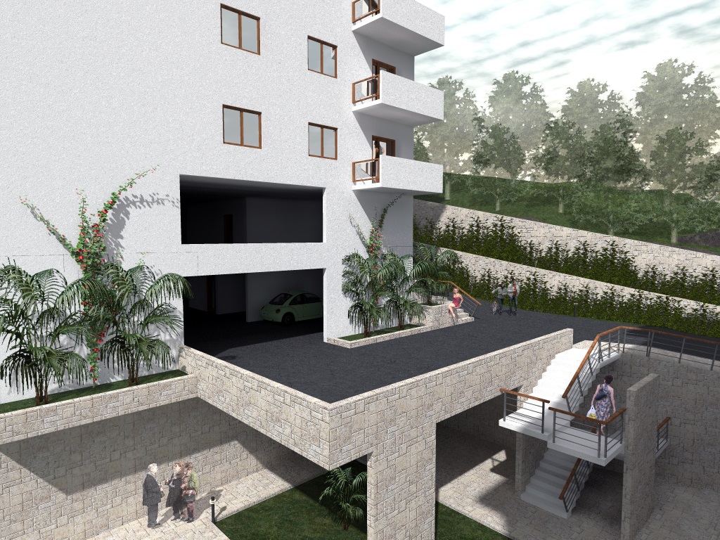 A new complex of apartments in Petrovac under construction