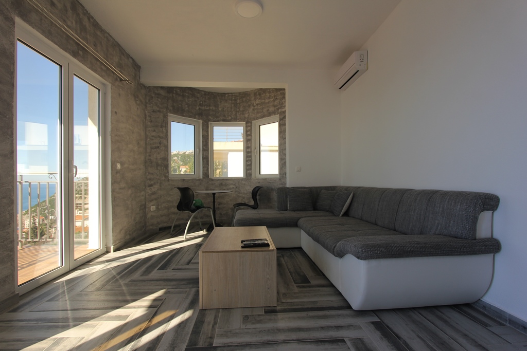 Modern house with panoramic sea views