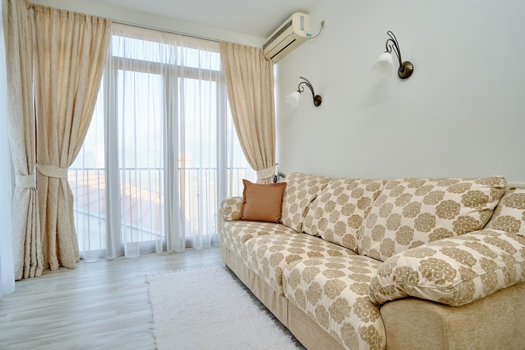 four-storey  townhouse in the residential complex