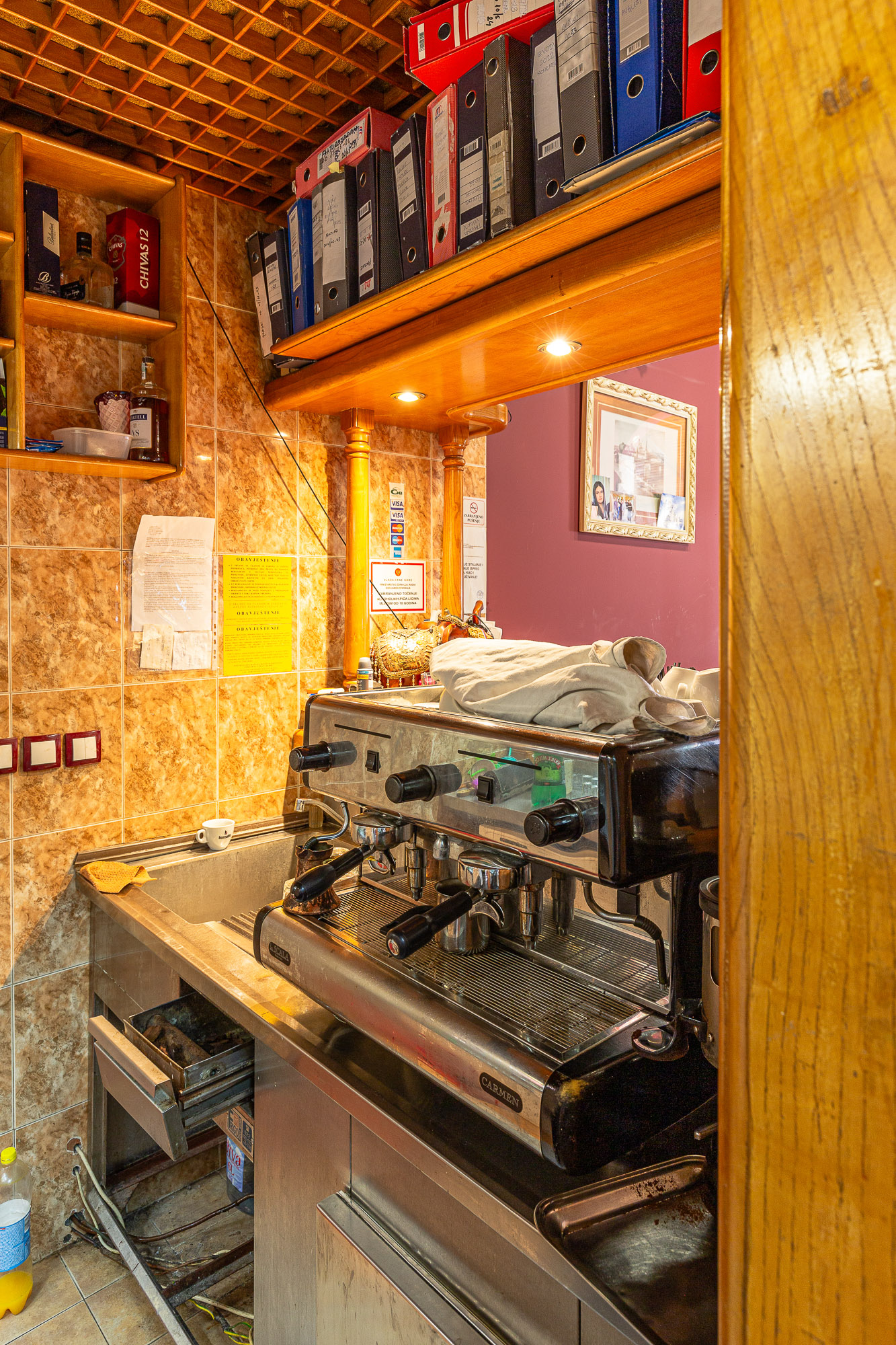 A restaurant in the center of Budva