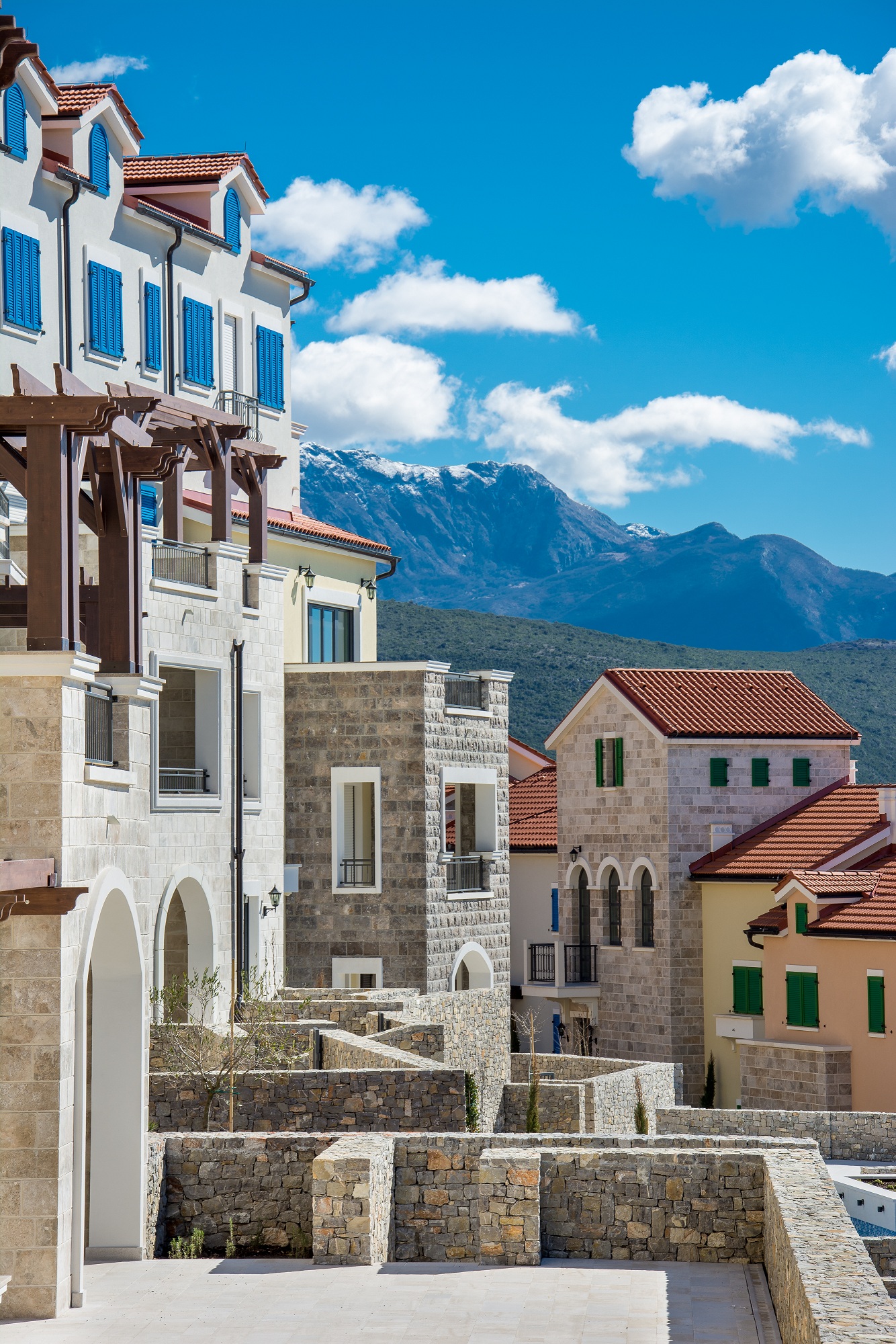 Luxurious apartments in Lustica