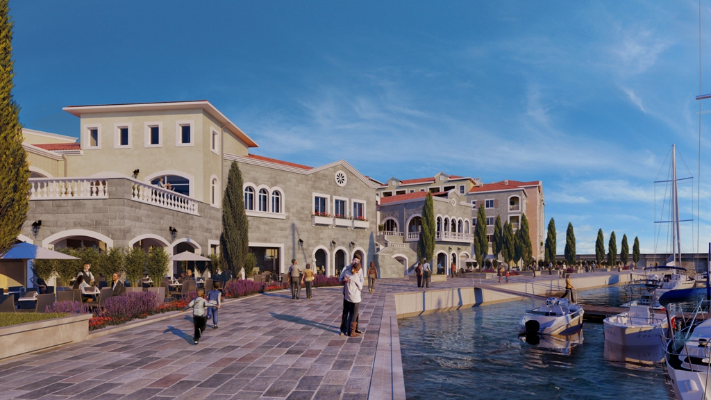 Luxurious apartments in Lustica