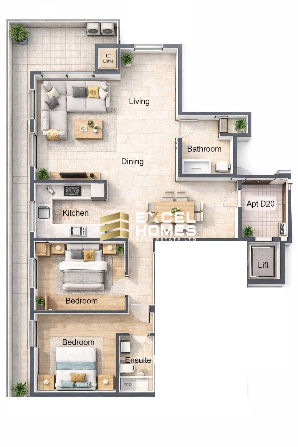 2 bedroom Apartment in Ghaxaq, Malta – 66495