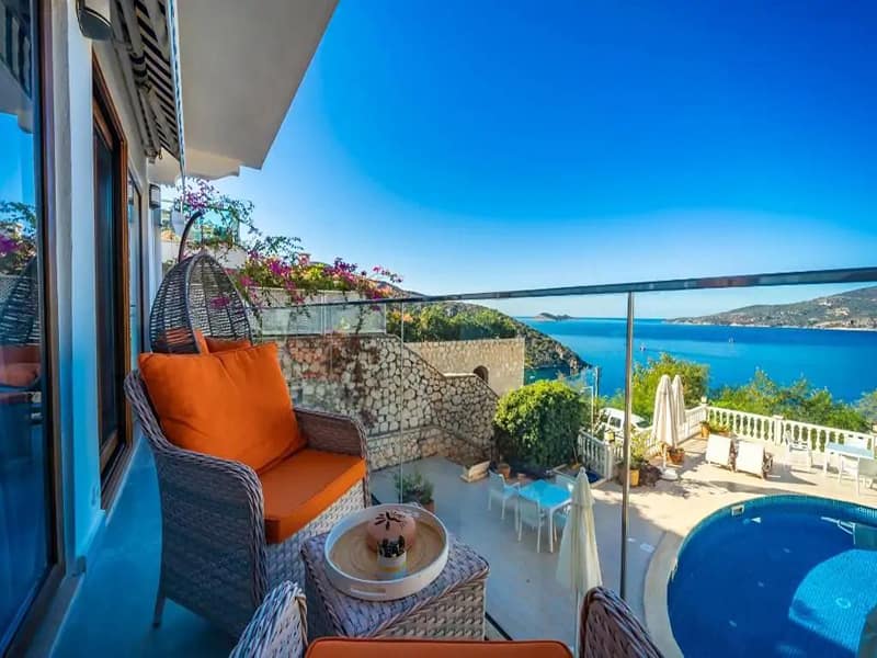 Prime location sea view apartment in stunning Kalkan – TC1940