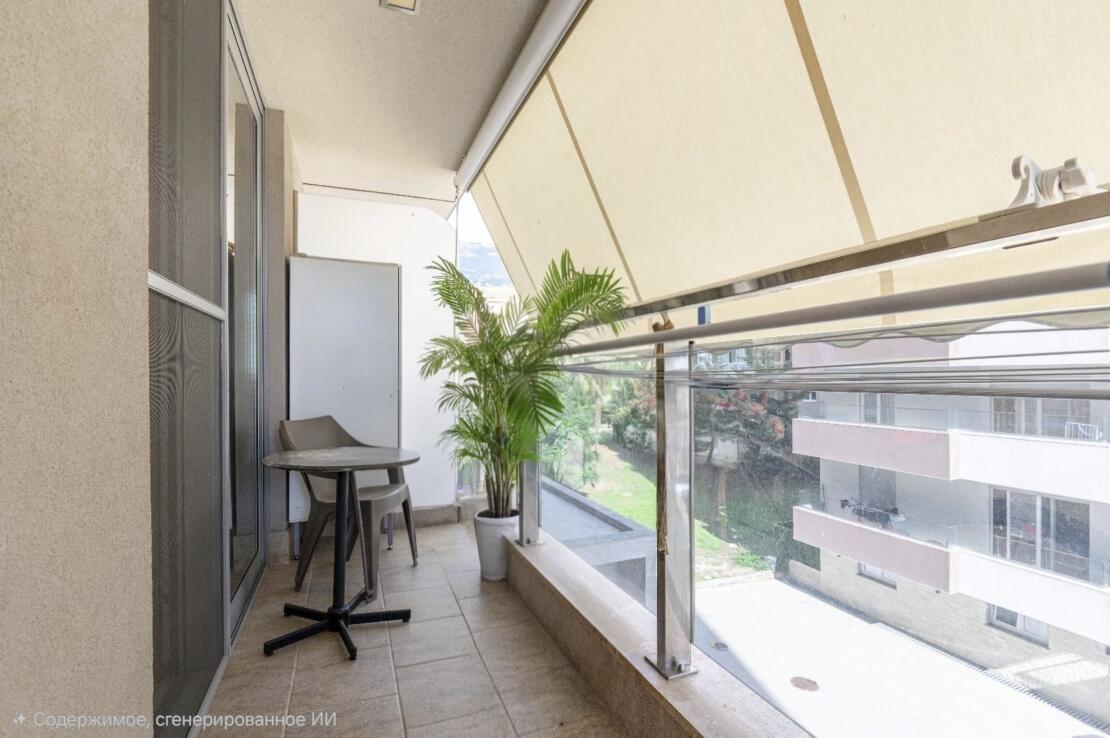 An exclusive 82 m2 apartment with a terrace in Rozino, a prestigious area of ​​Budva, is for sale.