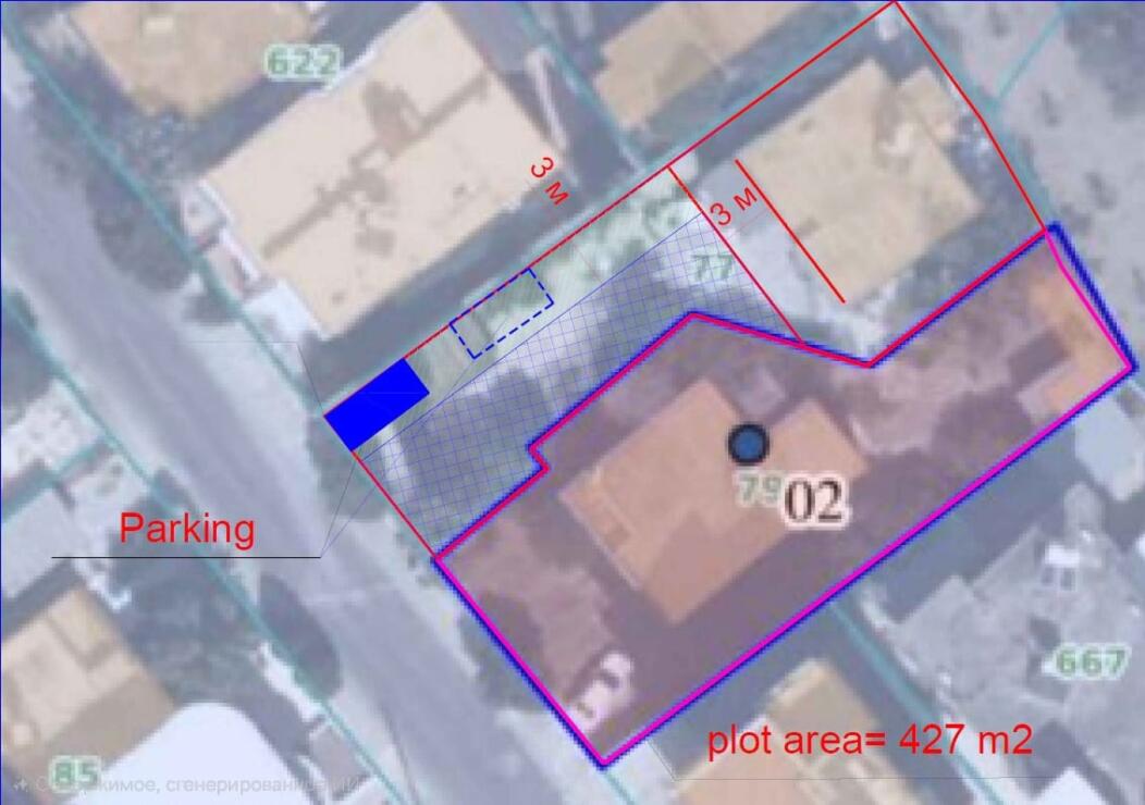 Plot with the completed investment project “Blue Pearl”, Paphos Center