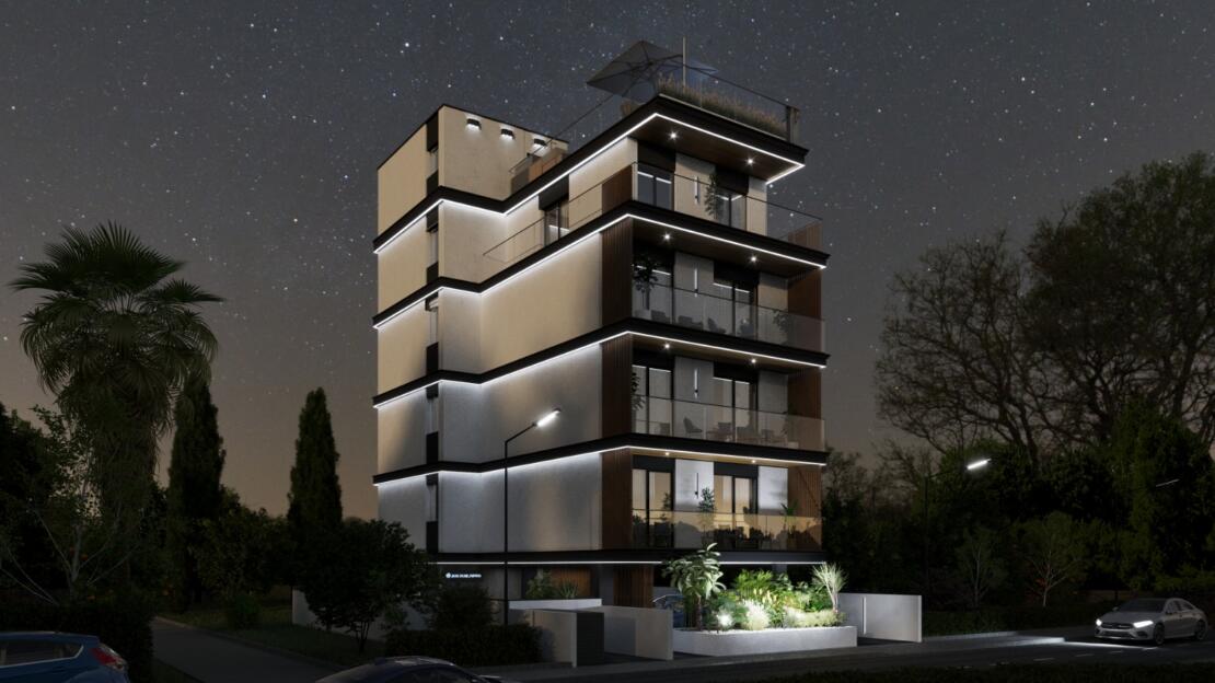 Plot with the completed investment project “Blue Pearl”, Paphos Center