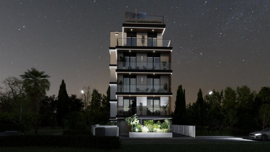 Plot with the completed investment project “Blue Pearl”, Paphos Center