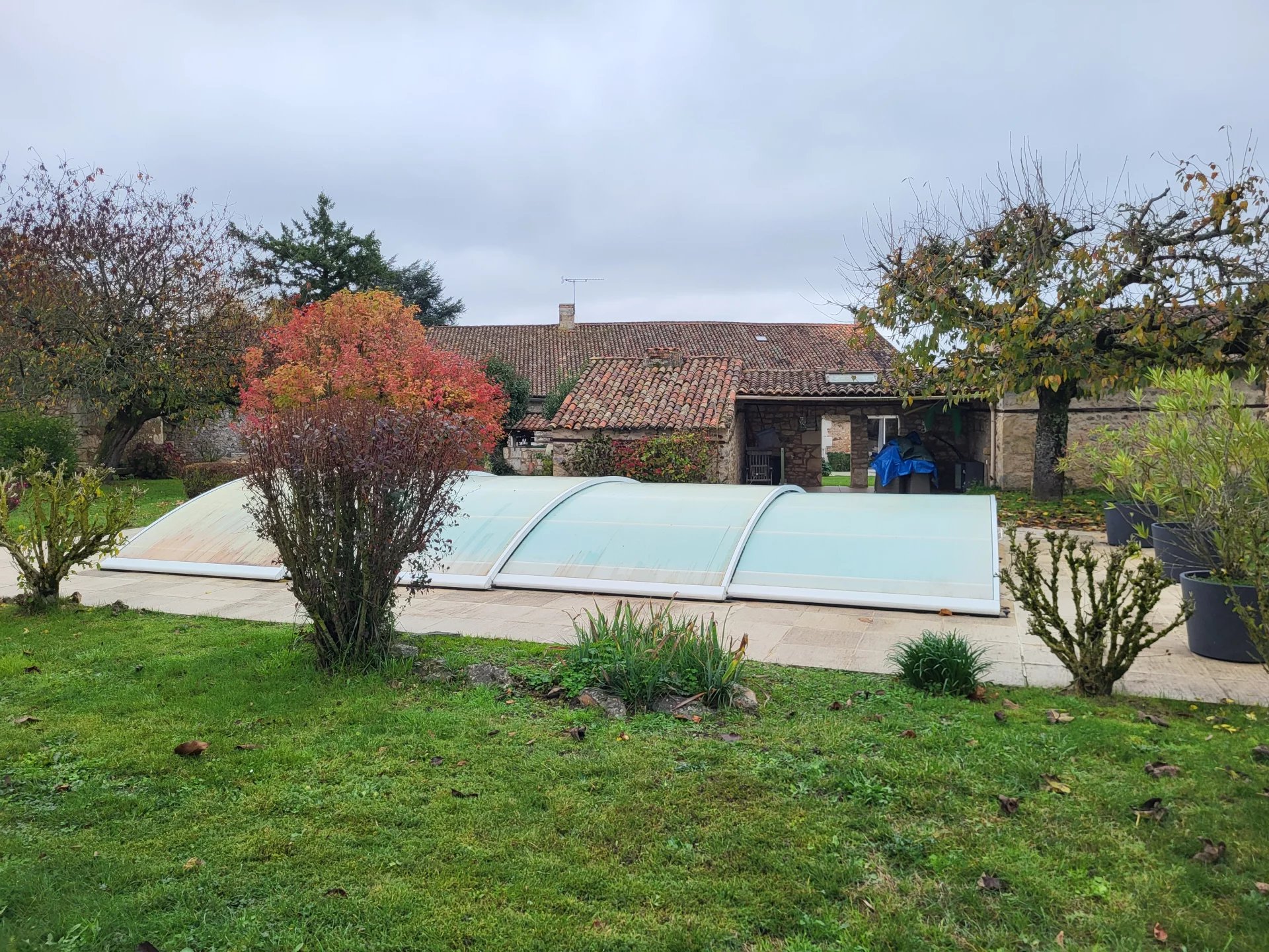 Charming four bedroom farmhouse with ground floor bedroom and bath, barns pool, grazing and buildable land, Poitou-Charentes – France – BVI83473