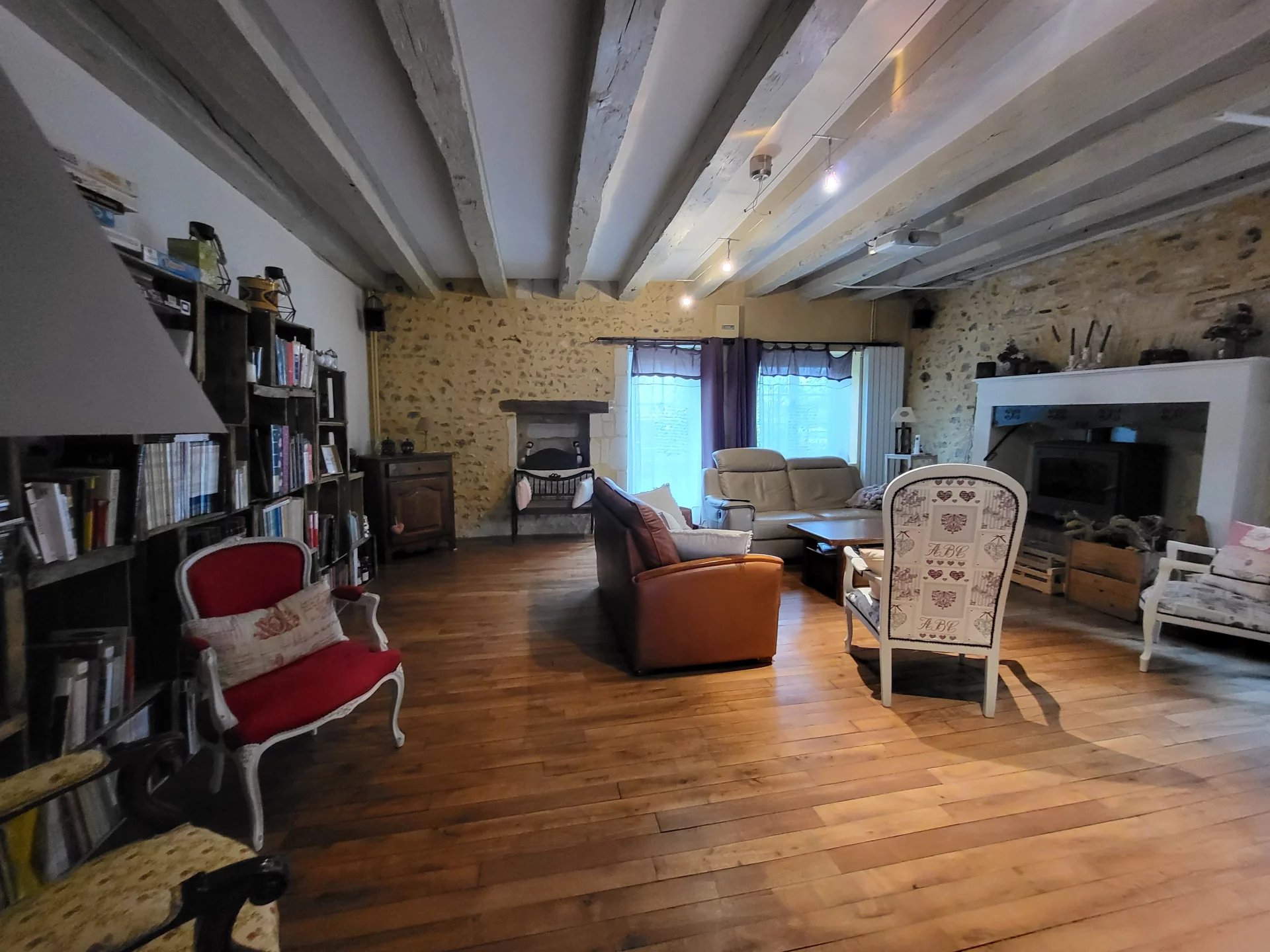 Charming four bedroom farmhouse with ground floor bedroom and bath, barns pool, grazing and buildable land, Poitou-Charentes – France – BVI83473