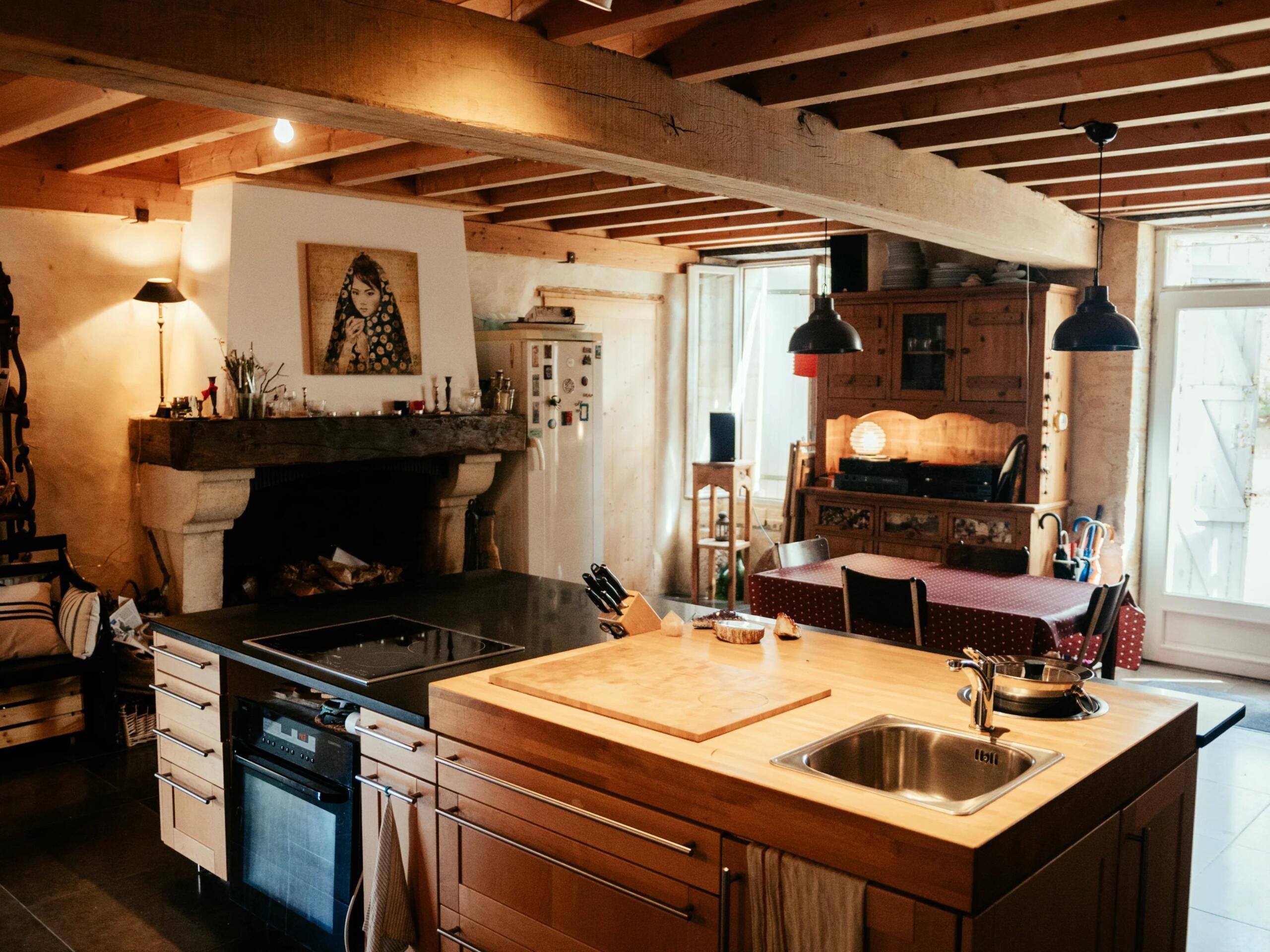 Renovated stone farmhouse with views over a pretty ruined chapel, Aquitaine – France – BVI84340