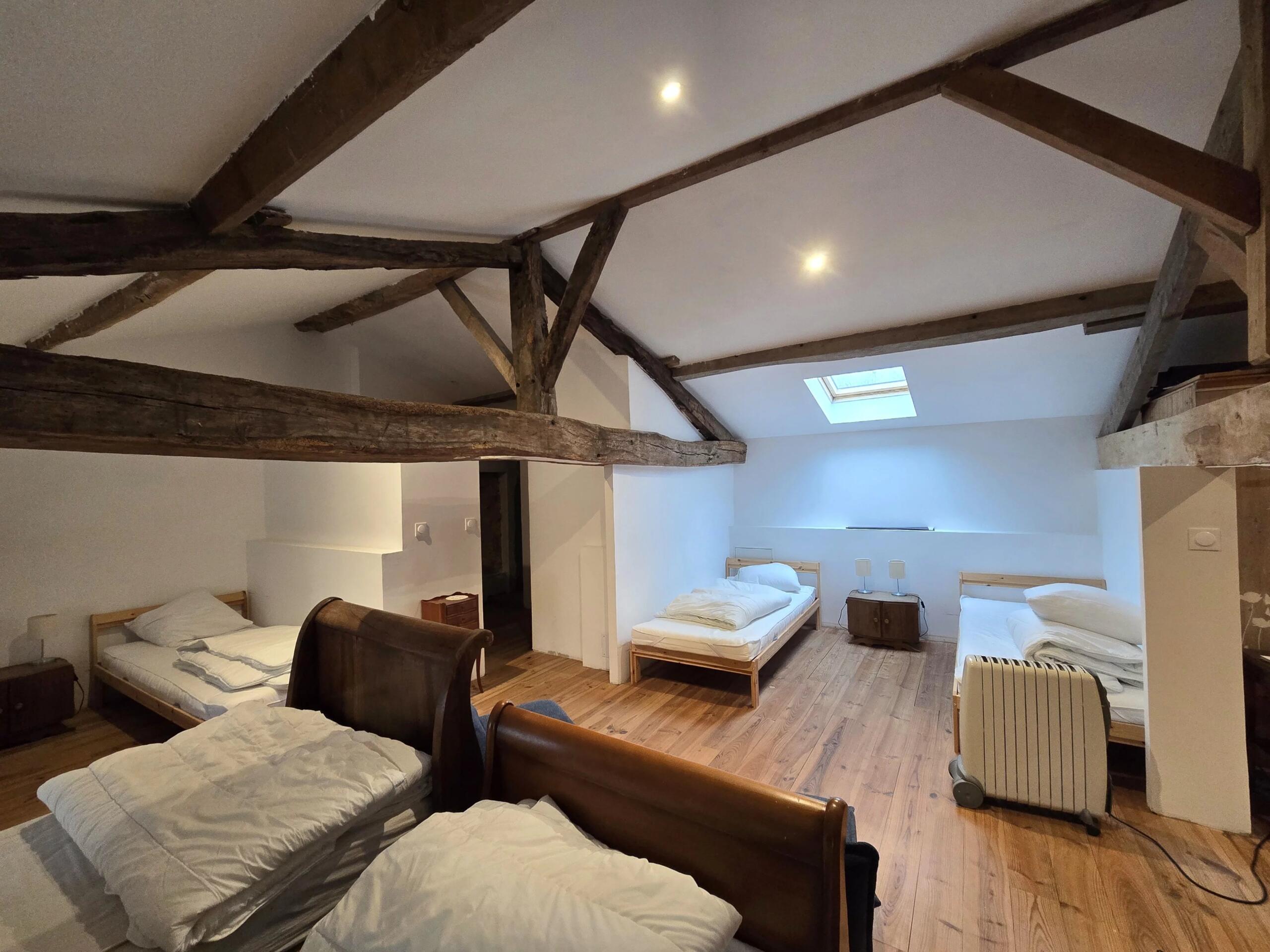 Renovated stone farmhouse with views over a pretty ruined chapel, Aquitaine – France – BVI84340