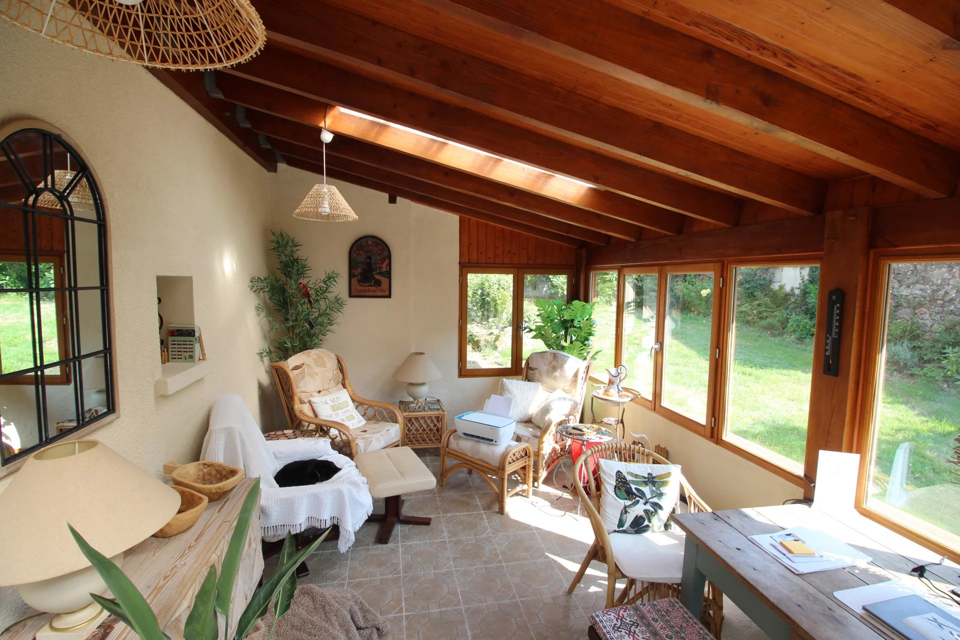 Three bedroom detached house with barn, heated pool and garden with views., Poitou-Charentes – France – BVI76852