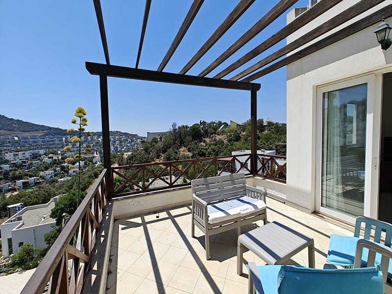 Two bed Apartment with hillside views in Gumusluk, Bodrum – TC1951