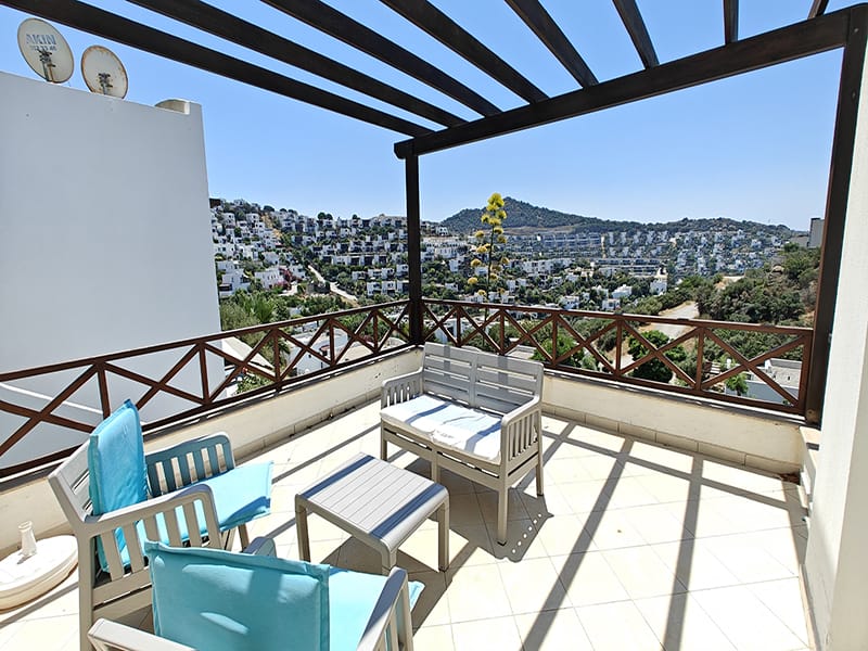 Two bed Apartment with hillside views in Gumusluk, Bodrum – TC1951