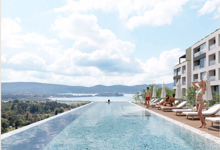 Modern Residential Complex with Sea View in Tivat