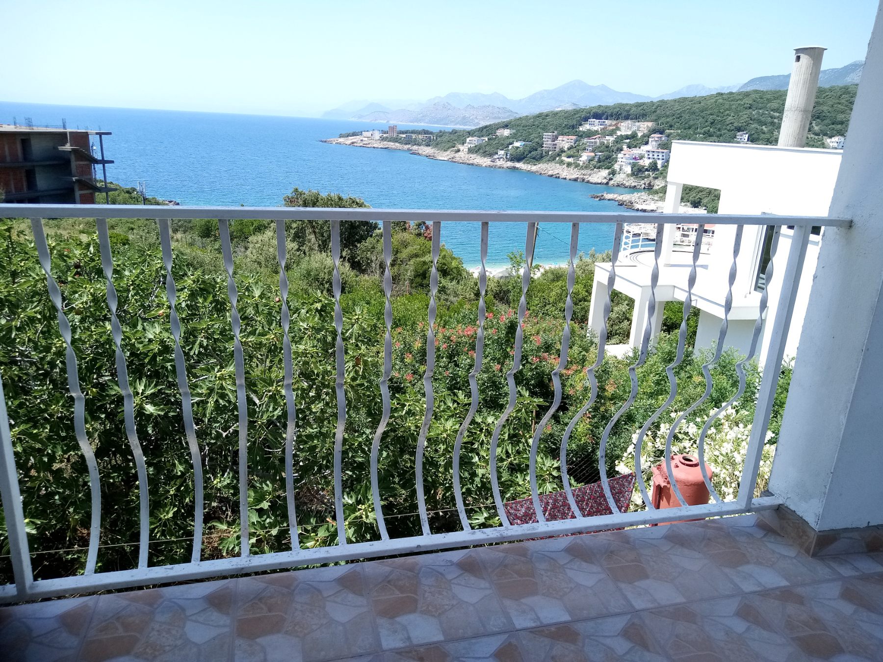 House in Utekha with sea view