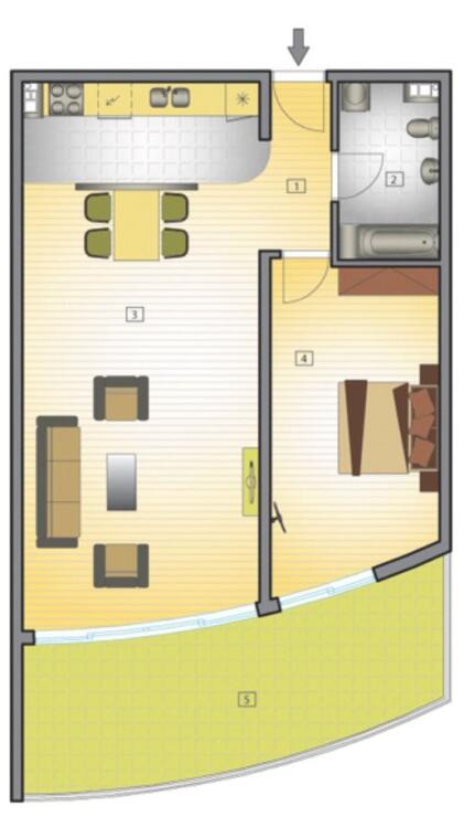 Apartments in the OLIVA VILLAGE residential complex, Petrovac – Montenegro