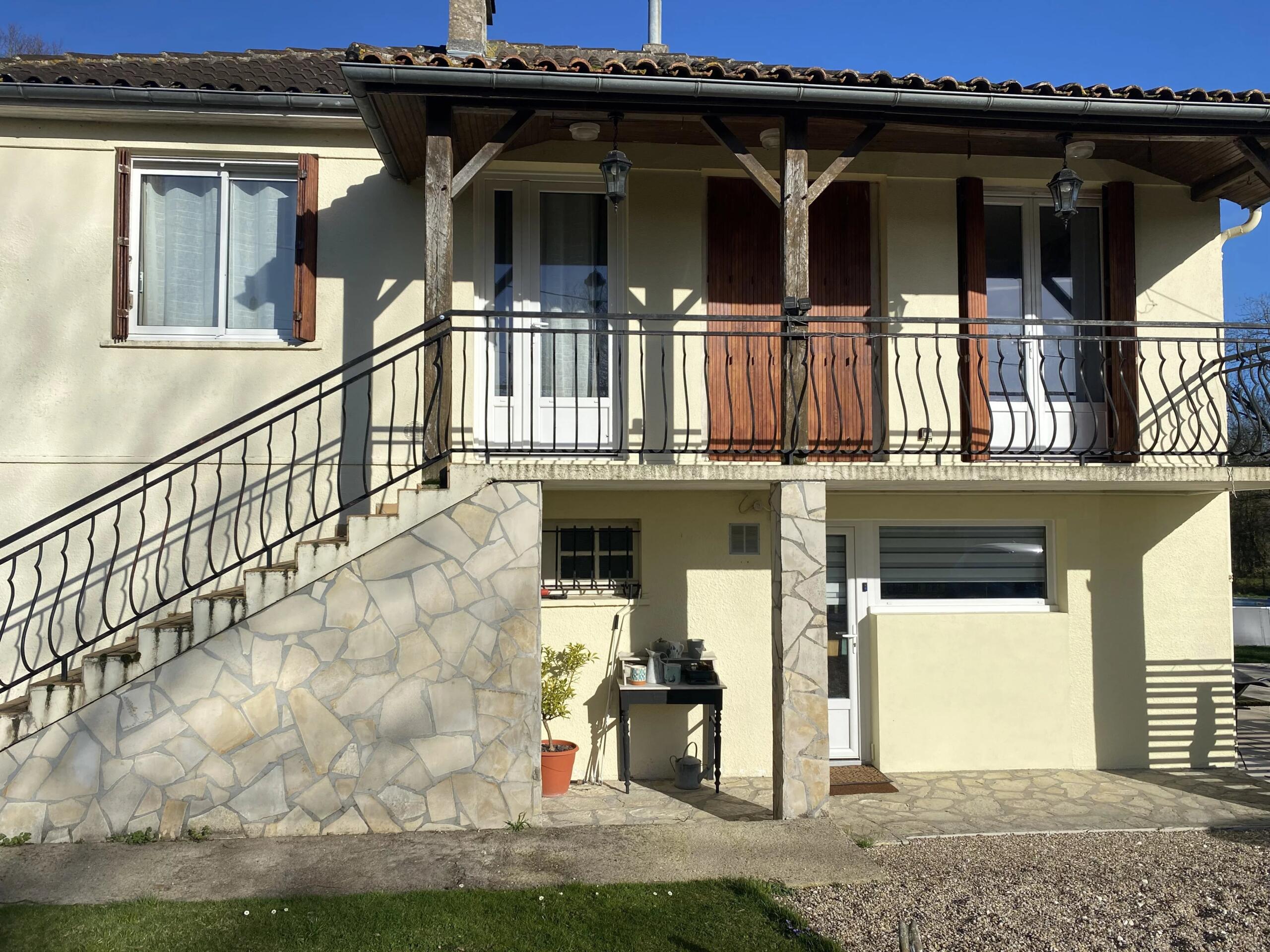 3 Bedroom house with 2 bedroom gite and country side views., Aquitaine – France – BVI71400