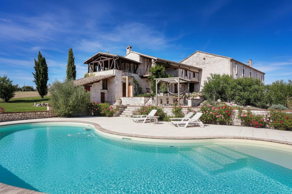 6 bedroom maison en pierres in Castelnau De Montmiral, Tarn, France