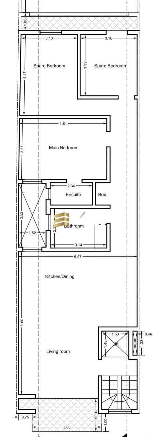 3 bedroom Apartment in Pieta, Malta – 66819