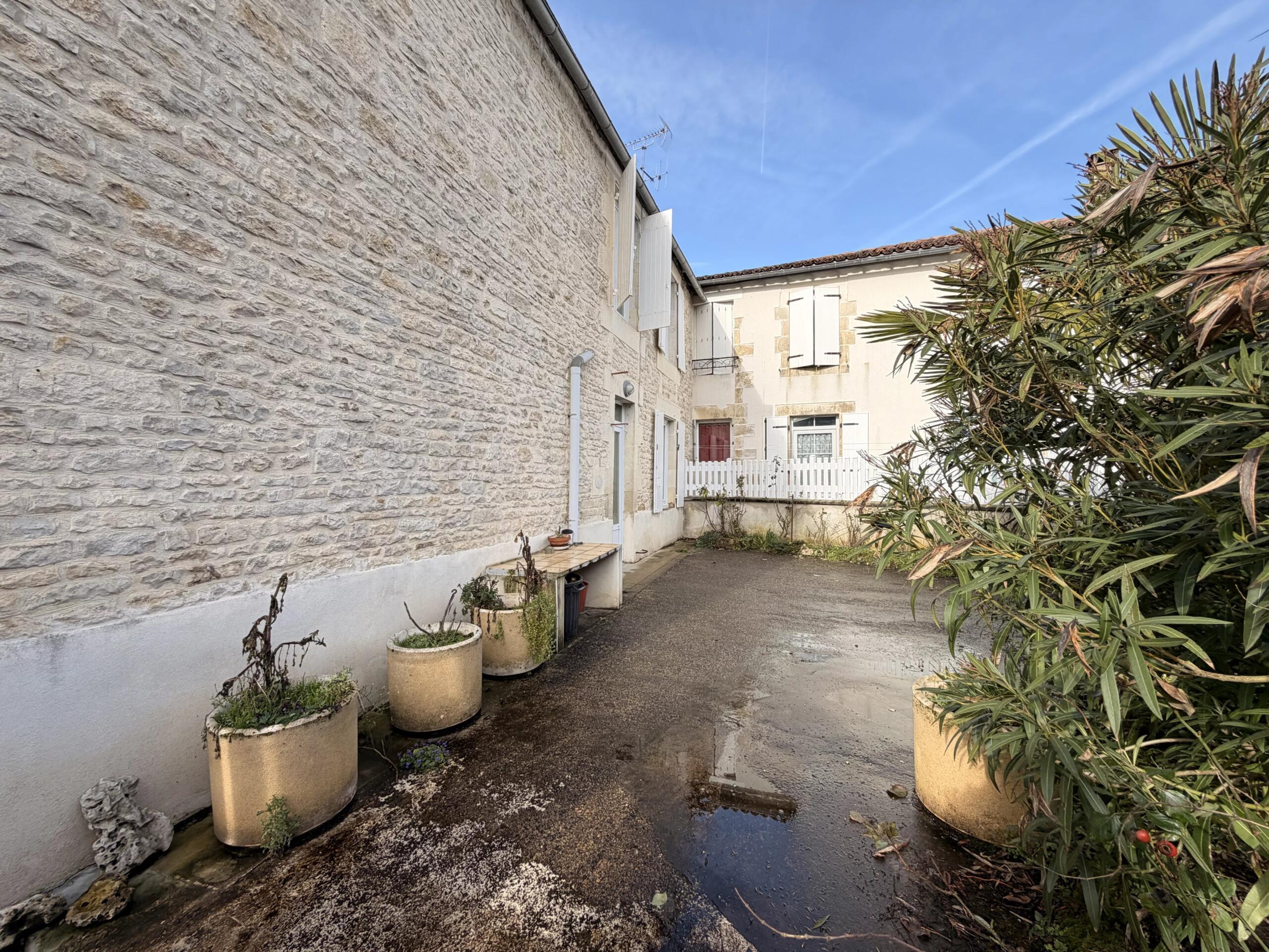 Charming Character Home with Barn and Private Courtyard in the Heart of Sauzé-Vaussais, Poitou-Charentes – France – BVI84595