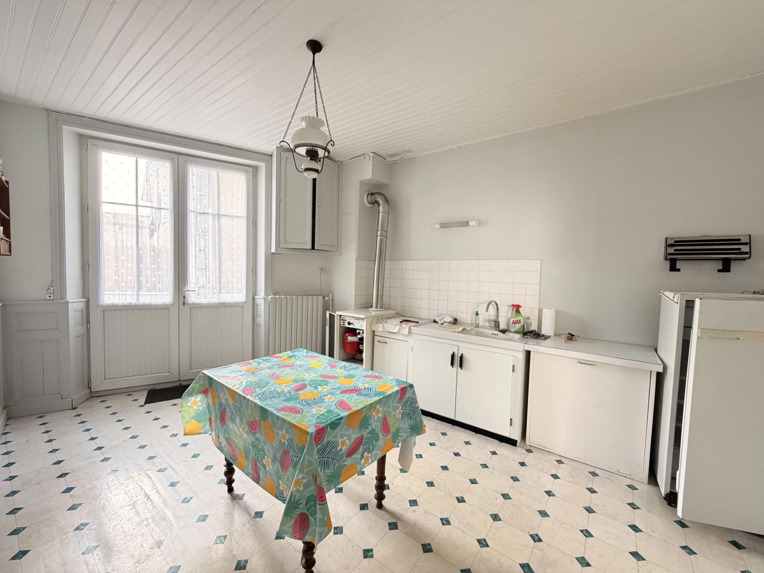 Charming Character Home with Barn and Private Courtyard in the Heart of Sauzé-Vaussais, Poitou-Charentes – France – BVI84595