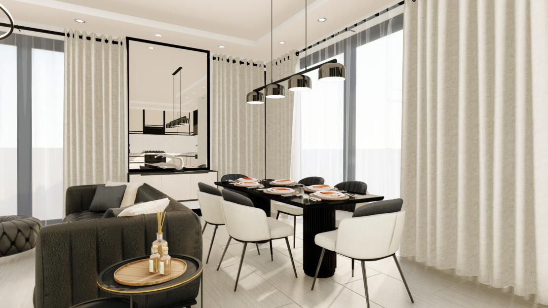 Vanora Park – Sea & Mountain Views- 3 Bedroom Apartments , Northern Cyprus, Iskele, Long Beach