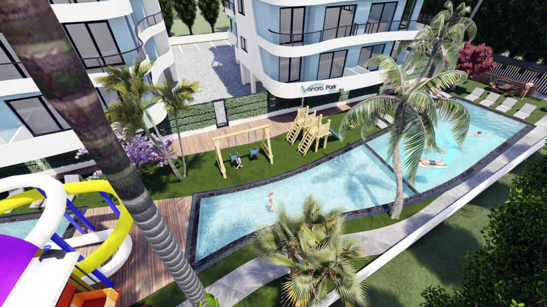Vanora Park – Sea & Mountain Views- 3 Bedroom Apartments , Northern Cyprus, Iskele, Long Beach