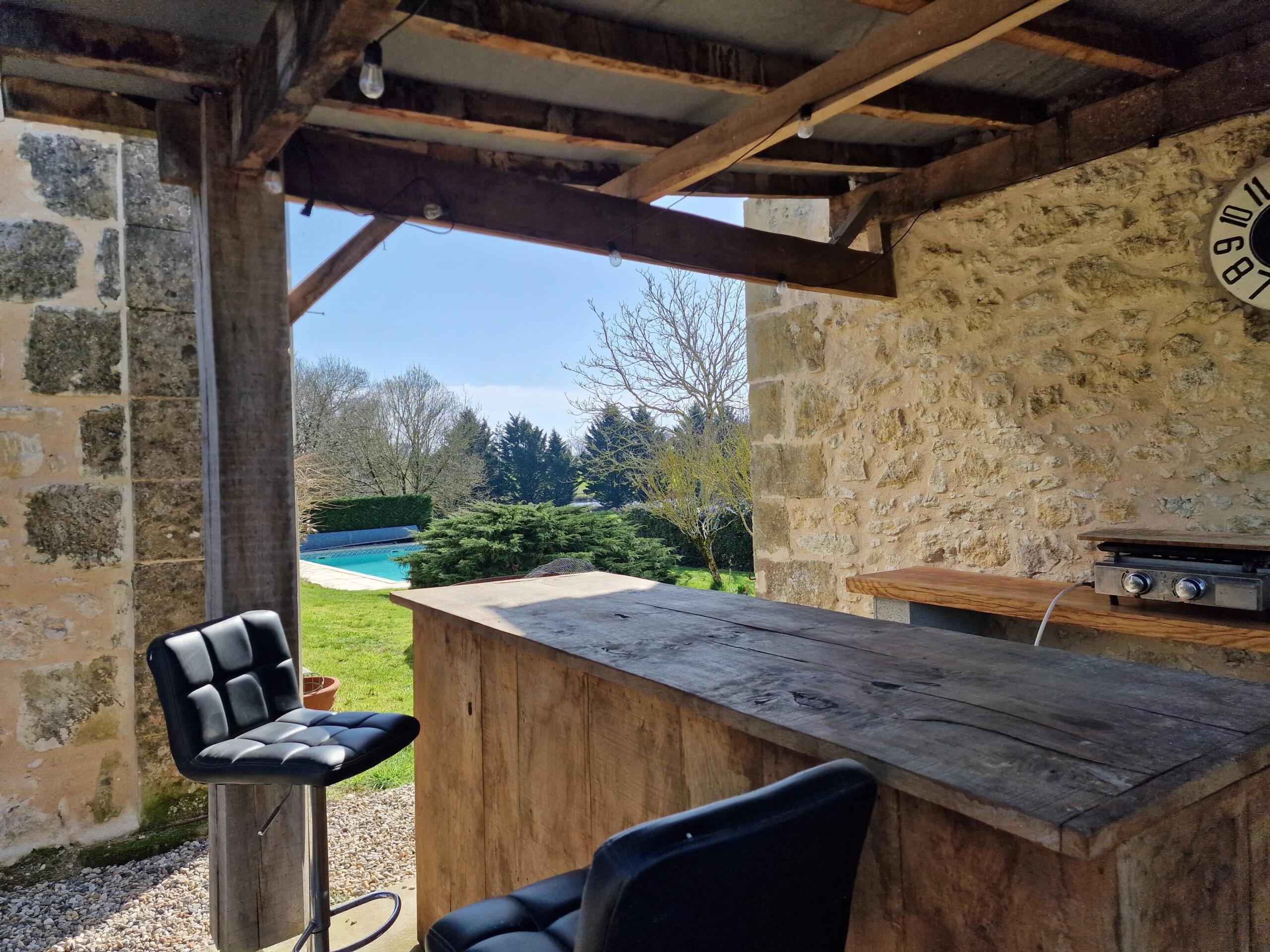 3 Bed farmhouse and 3 bed guest cottage with pool and barn in peaceful countryside, Aquitaine – France – BVI84508