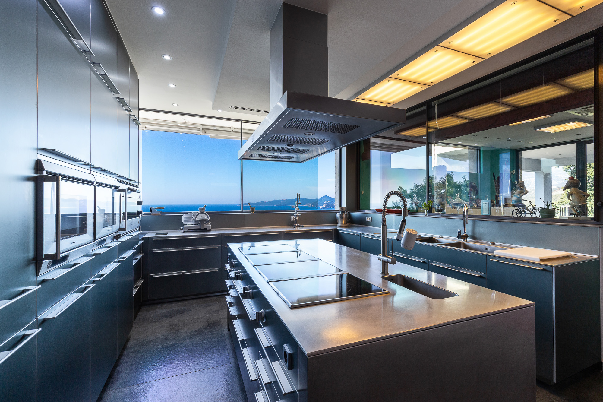 Elegant Stone Mansion with Sea View near Sveti Stefan