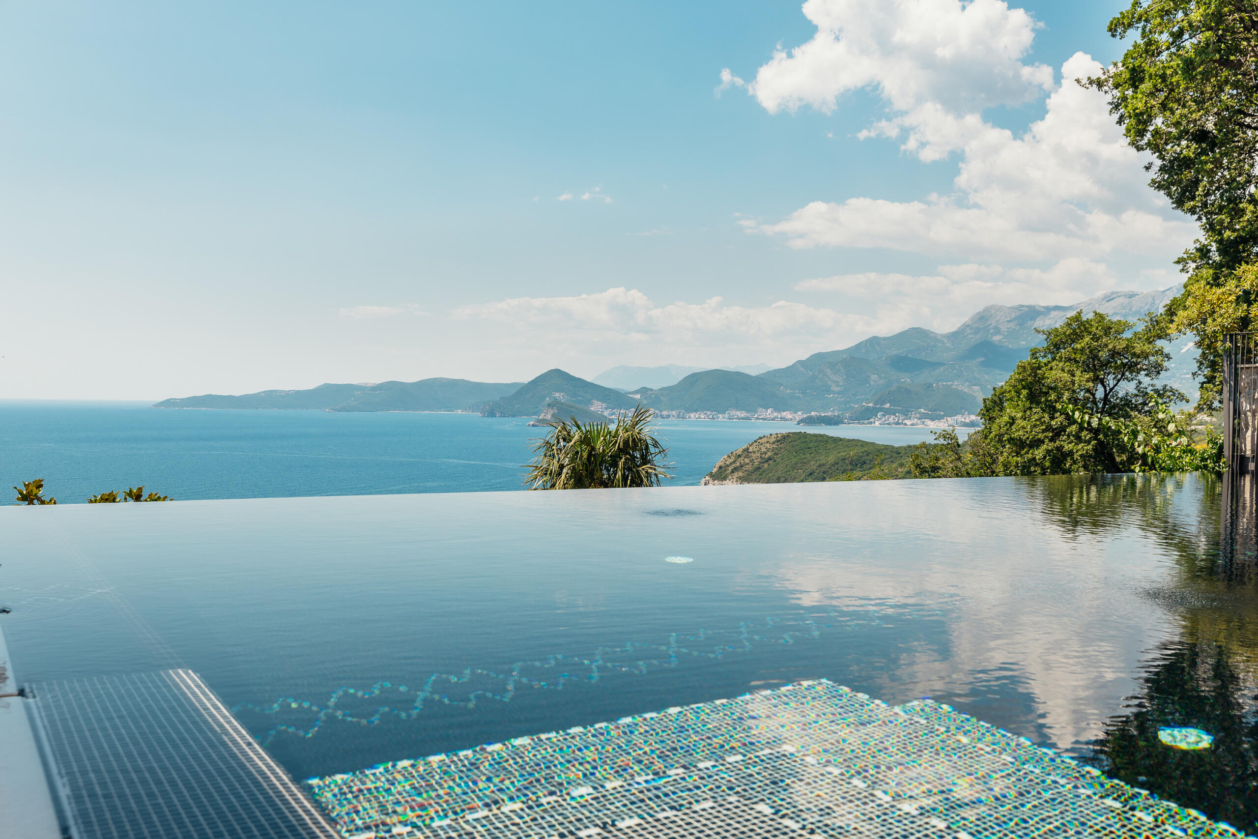 Elegant Stone Mansion with Sea View near Sveti Stefan