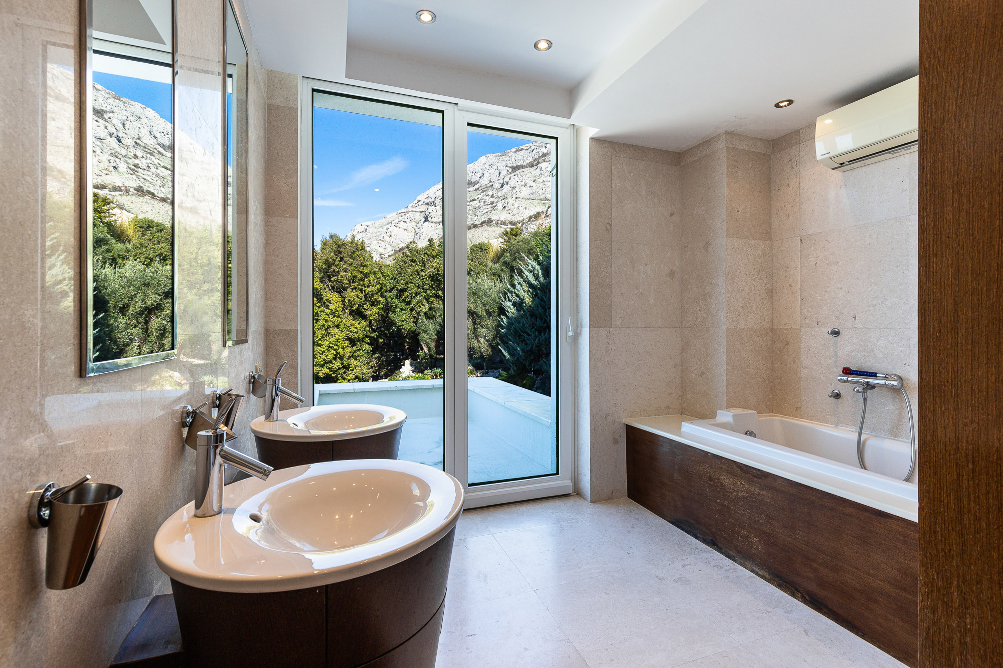 Elegant Stone Mansion with Sea View near Sveti Stefan