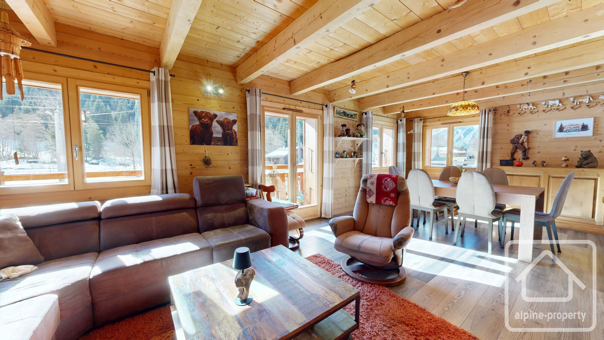 A Modern Chalet, Recently Extended And Renovated, In A Sunny Location Very Close To Chatel. – SAIX