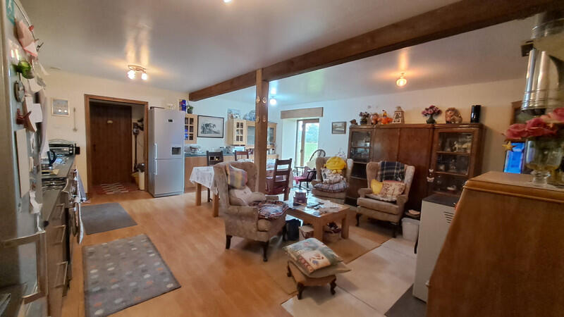 Beautiful, fully detached stone property situated in a peaceful rural setting, comprising 4 bedrooms and a holiday apartment, ideal for a seasonal rental business