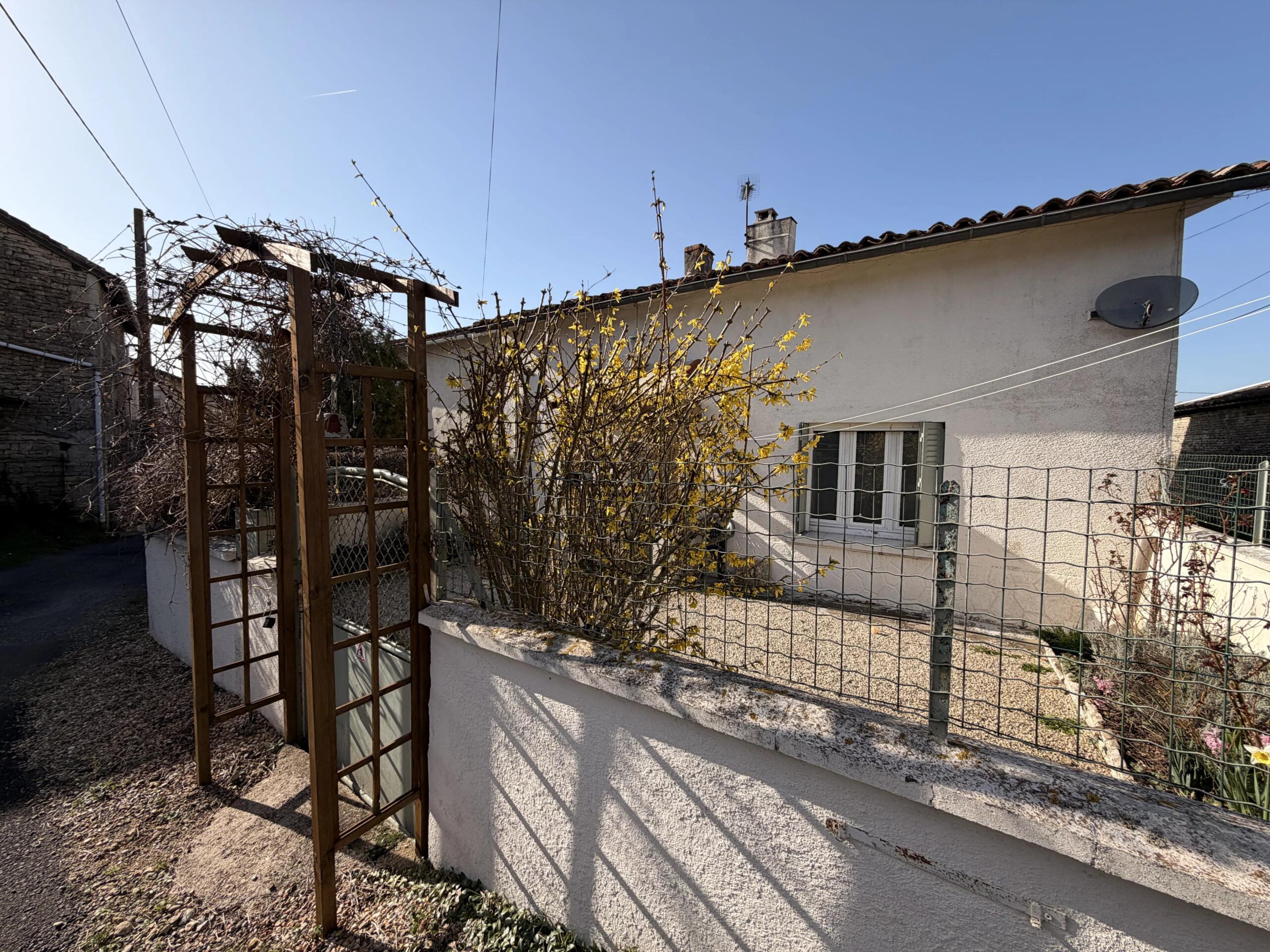 Renovated Character Home with Garden and Garage, close to the market town of Civray, Poitou-Charentes – France – BVI84712