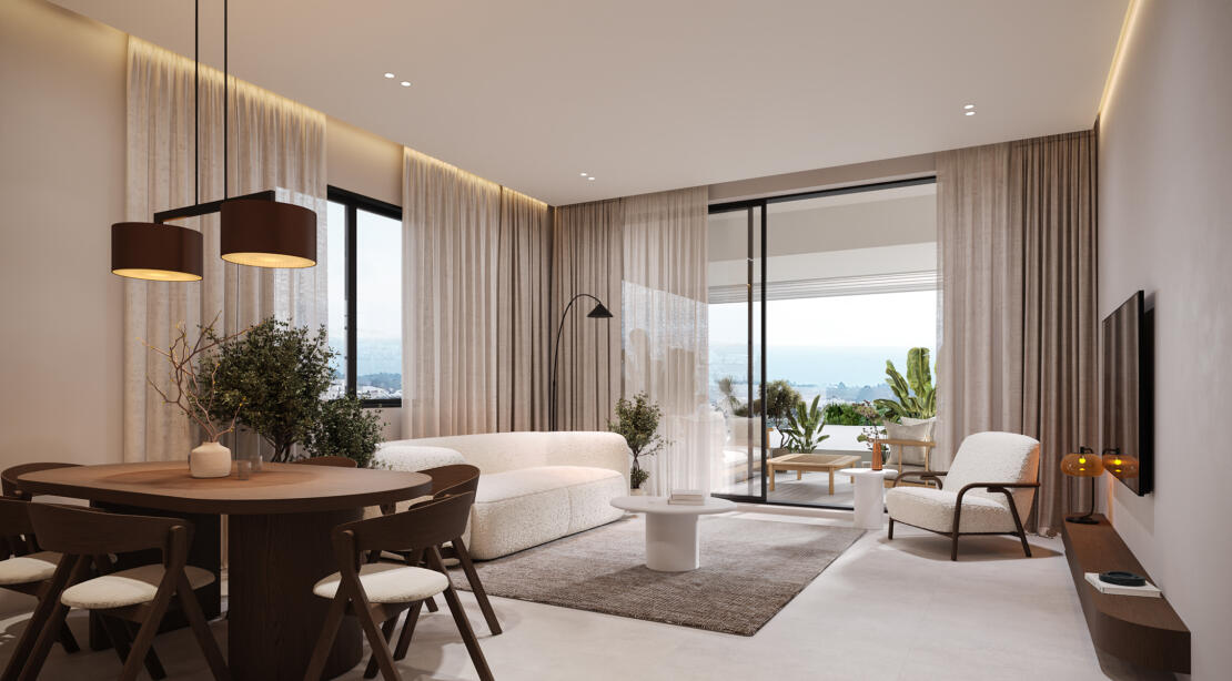 Skala Project – Panoramic Sea View – Beautiful 1 & 2 Bedroom Apartments, Paphos