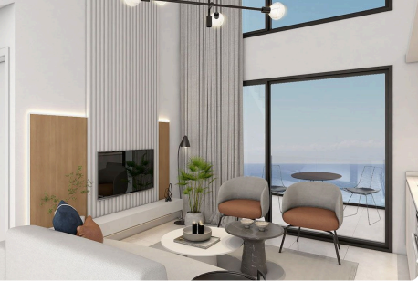 Golden Circle Village – Countryside East, 2 Bedroom Loft Penthouse, Esentepe, Northern Cyprus