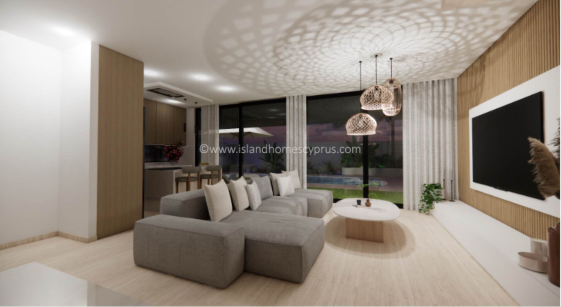 3 bedroom Villa in Kapparis, Famagusta, Cyprus – KaP153dp