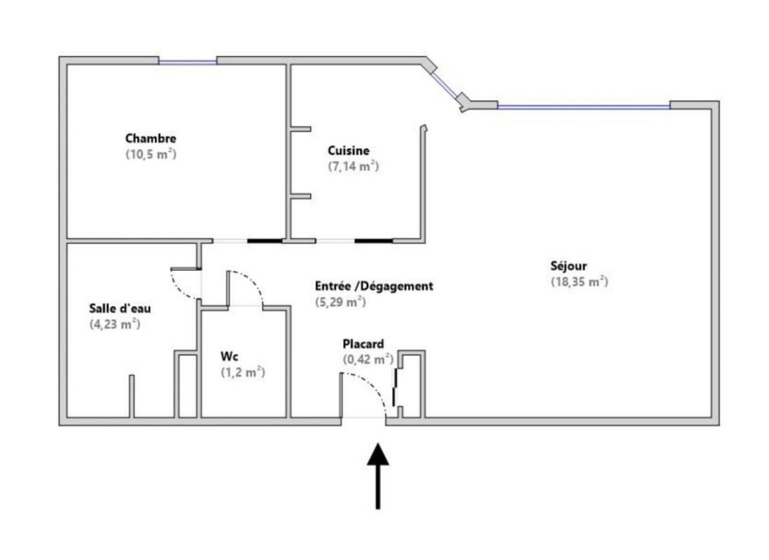1 bedroom t2 in Le Bourget, Seine-Saint-Denis, France