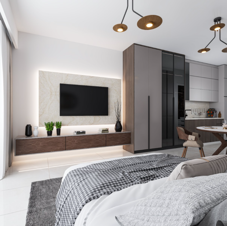 D- Point – Lifestyle & Business Hub – Studio, 1+1 and 2+ 1 Apartments – Long Beach, Northern Cyprus