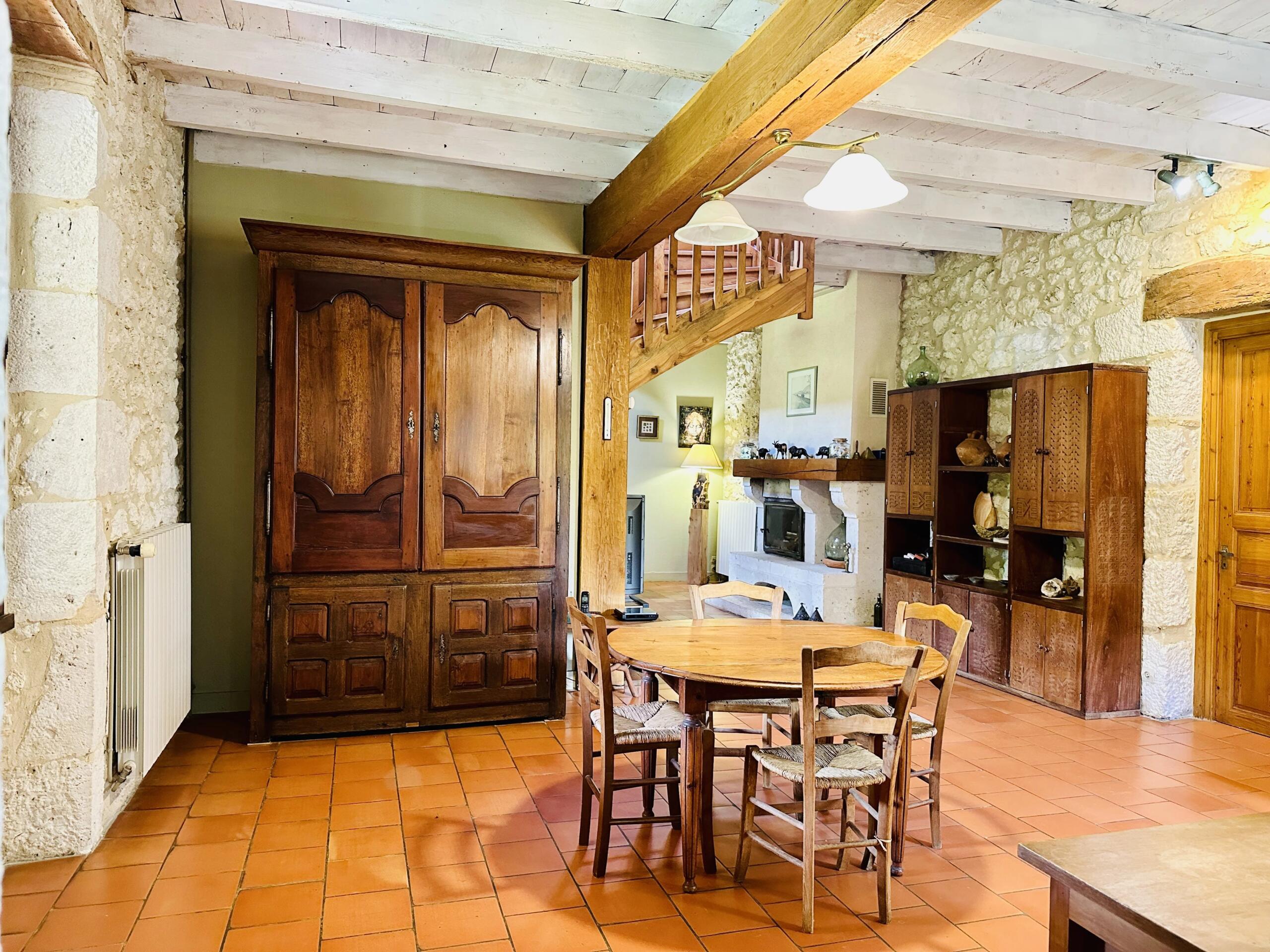 Charming stone house with terrace, pool and barn near Eymet, Aquitaine – France – BVI75266