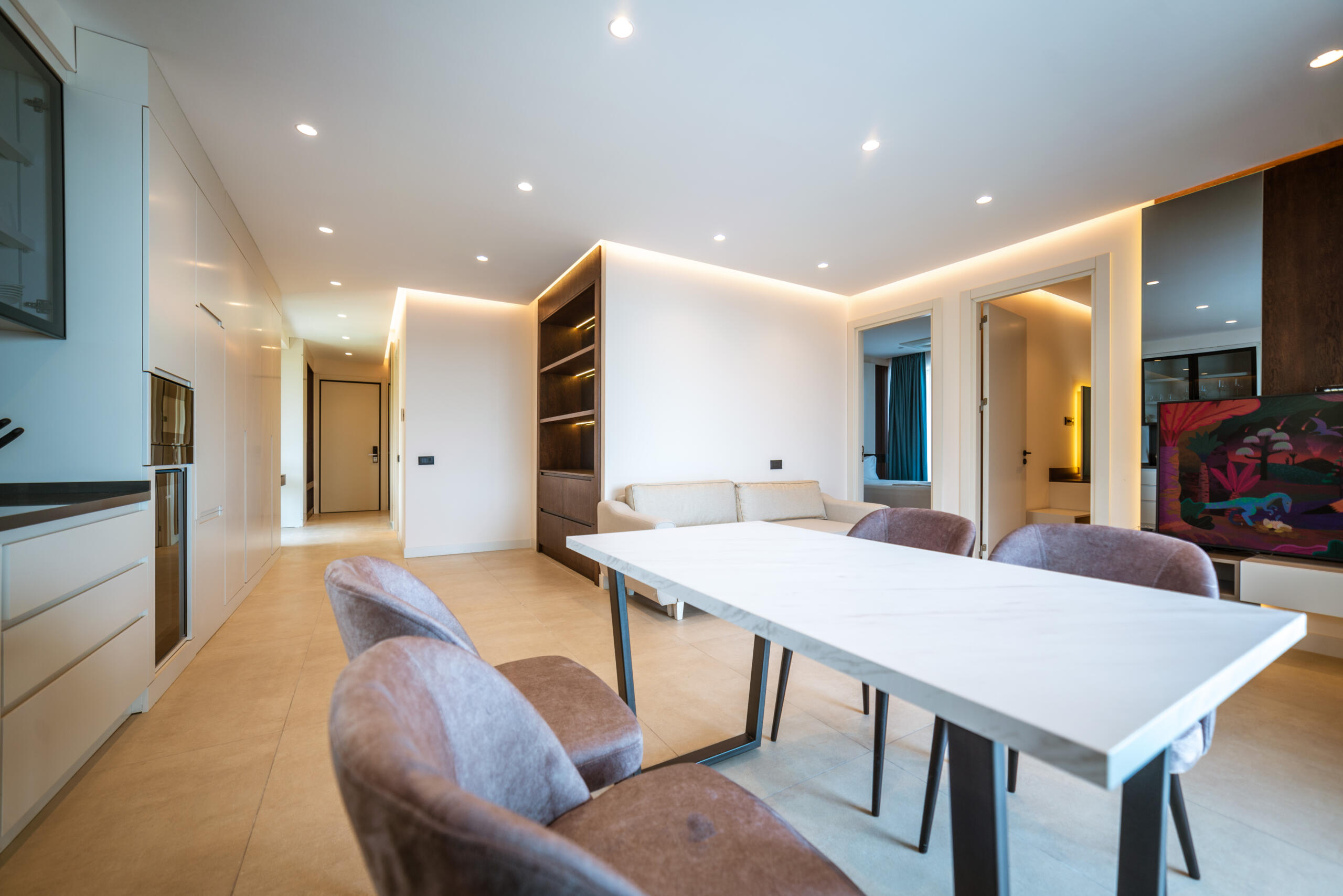 New residental complex on the first line, Becici