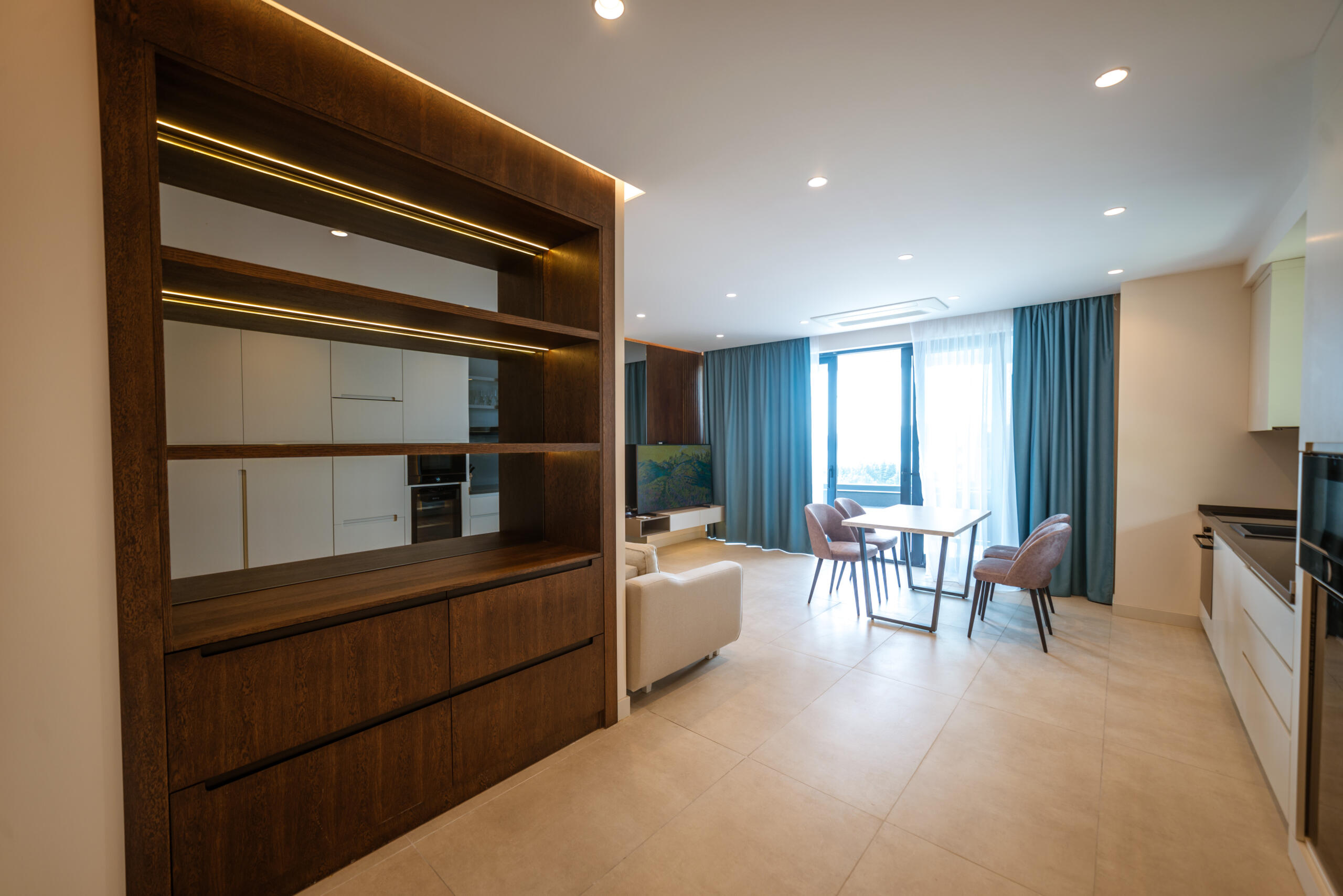 New residental complex on the first line, Becici